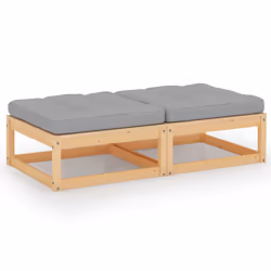 VidaXL 3076279, Legno, Tessuto, Poliestere, Adulti e bambini, 8 cm, 70 cm, 70 cm