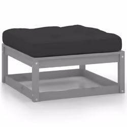 VidaXL 3076281 panca da esterno Legno, Tessuto, Poliestere