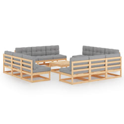 VidaXL 3076329 set mobili da esterno