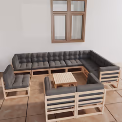 VidaXL 3076869 set mobili da esterno