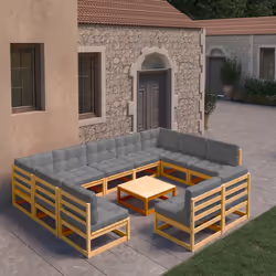 VidaXL 3077219 set mobili da esterno