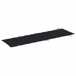 VidaXL 3077368 sedia da esterno Salone Seduta imbottita Legno di acacia Nero - Vista aggiuntiva 8