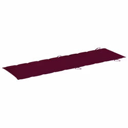 VidaXL 3077370 sedia da esterno Salone Seduta imbottita Legno di acacia Rosso - Vista aggiuntiva 8