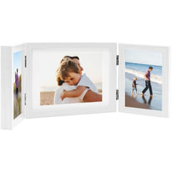 Vidaxl - Cornici Portafoto a Libro Bianche 22x15cm +2x(10x15)cm 5844