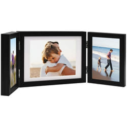 Vidaxl - Cornici Portafoto a Libro Nere 22x15cm +2x(10x15)cm 3249