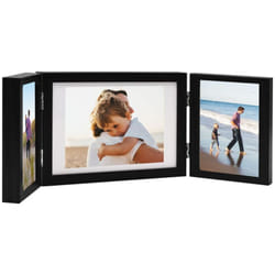 Vidaxl - Cornici Portafoto a Libro Nero 28x18 cm+2x(13x18 cm) 8357