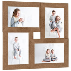 Vidaxl - Cornice per Collage per 4x(13x18 cm) Foto Marrone Chiaro in mdf 3846