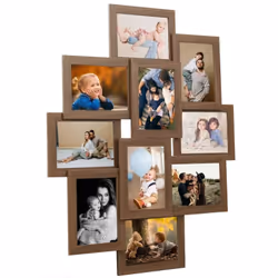 Esponete i vostri momenti più cari su foto con questa cornice portafoto per collage alla moda. I vostri ricordi vengono visua ...