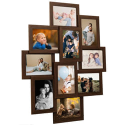 Vidaxl - Cornice per Collage 10x(10x15 cm) Foto Marrone Scuro in mdf 8065