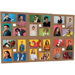 Vidaxl - Cornice per Collage 24x(10x15 cm) Foto Marrone Chiaro in mdf 952071