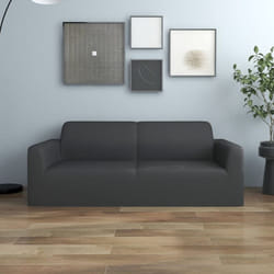 Fodera Elasticizzata Divano 2 Posti Jersey Poliestere Antracite Vidaxl 6057