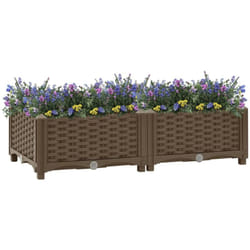 Vidaxl - Fioriera Rialzata 80x40x23 cm in Polipropilene 7899