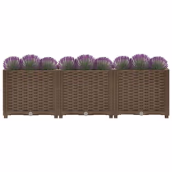 vidaXL Letto rialzato 120x40x38 cm in polipropilene - Vista aggiuntiva 3