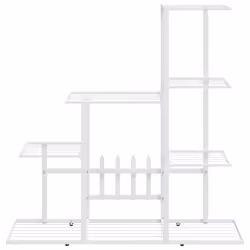 Portapiante 94,5x25x88 cm Bianco in Metallocod mxl 73340 - Vista aggiuntiva 3