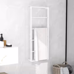 Questo portasciugamani sarà un'aggiunta pratica e decorativa al vostro bagno. Questo portasciugamani è realizzato in acciaio ...