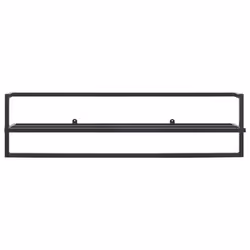 vidaXL Portasciugamani Nero 95x25x22 cm in Ferro - Vista aggiuntiva 3