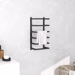 Questo portasciugamani sarà un'aggiunta pratica e decorativa al vostro bagno. Questo portasciugamani è realizzato in acciaio ...