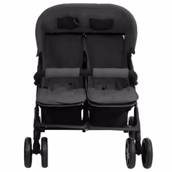 Passeggino Gemellare Grigio Scuro in Acciaiocod mxl 70903 - Vista aggiuntiva 2