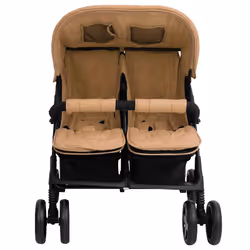 Passeggino Gemellare Tortora in Acciaiocod mxl 94935 - Vista aggiuntiva 2