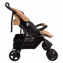 Passeggino Gemellare Tortora in Acciaiocod mxl 94935 - Vista aggiuntiva 3