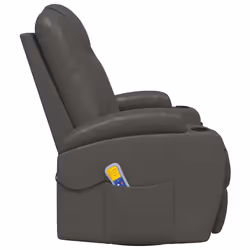VidaXL 335850 sedia massaggiante elettrica Antracite - Vista aggiuntiva 4