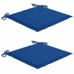 VidaXL 3078176 sedia da esterno Terrazzo Seduta imbottita Legno di acacia Blu - Vista aggiuntiva 7
