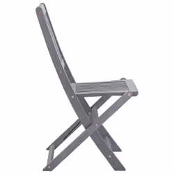 VidaXL 3078291 sedia da esterno Terrazzo Seduta imbottita Legno di acacia Grigio - Vista aggiuntiva 6