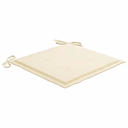 VidaXL 3078292 sedia da esterno Terrazzo Seduta imbottita Legno di acacia Crema - Vista aggiuntiva 4