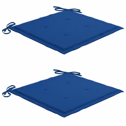 VidaXL 3078300 sedia da esterno Terrazzo Seduta imbottita Legno di acacia Blu