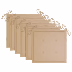 VidaXL 3078377 sedia da esterno Terrazzo Seduta imbottita Legno di acacia Beige - Vista aggiuntiva 4