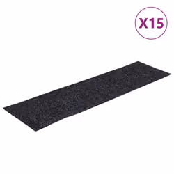 Tappeti Adesivi Rettangolari per Scale 15 pz 76x20 cm Grigiocod mxl 104656 - Vista aggiuntiva 2