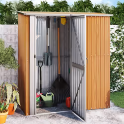 Questo capanno da giardino per biciclette è la soluzione ideale per riporre le biciclette all'aperto. Materiale pregiato: Que ...
