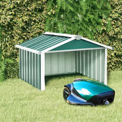 Riponete adeguatamente la vostra macchina da giardino e tenetela ben protetta con questo capanno per robot tagliaerba. Il cap ...