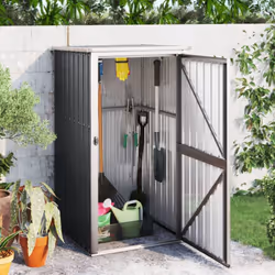Questa rimessa da giardino è uno spazio prezioso per tenere i vostri attrezzi e accessori da giardino organizzati e a portata ...