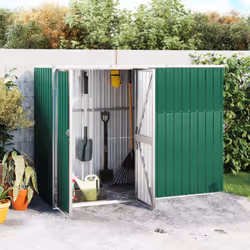 Questa rimessa da giardino è uno spazio prezioso per tenere i vostri attrezzi e accessori da giardino organizzati e a portata ...