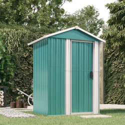 Capanno da Giardino Verde 126x97,5x177 cm Acciaio Zincato Vidaxl 1749