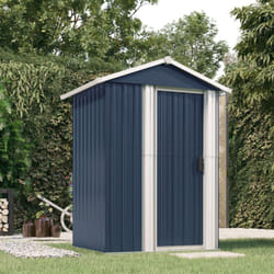 Capanno da Giardino Antracite 126x97,5x177cm in Acciaio Zincato Vidaxl 3359