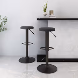 Caratterizzato da un design pulito ma senza tempo, questo set di sgabelli da bar vi offre sicuramente il massimo comfort di s ...