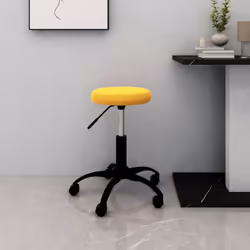 Colore: Giallo senape Materiale: Velluto (100% poliestere), acciaio verniciato a polvere Dimensioni: 31 x (42-54) cm (Diametr ...