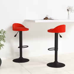 Colore: Vino rosso Materiale: Velluto (100% poliestere), acciaio verniciato a polvere nero Dimensioni: 36 x 38 x (72-94) cm ( ...