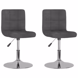 VidaXL 334210, Acciaio cromato, Schiuma, Poliestere, 400 mm, 430 mm, 71 cm, 85,5 cm, 2 pz