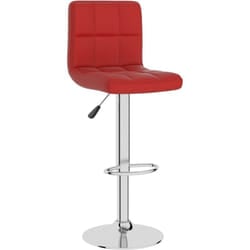 Vidaxl - Sgabello da Bar Rosso Vino in Similpelle