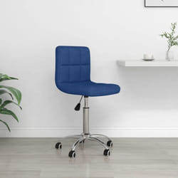 Vidaxl - Sedia da Ufficio Girevole Blu in Tessuto