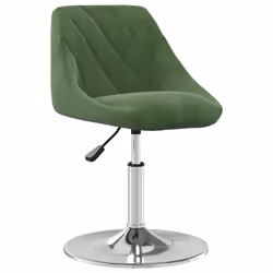 vidaXL Sedie da Pranzo Girevoli 2 pz Verde Scuro in Velluto - Vista aggiuntiva 3