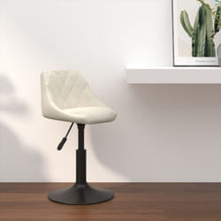 Vidaxl - Sgabello da Bar Crema in Velluto 532375
