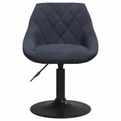 vidaXL Sgabello da Bar Grigio Scuro in Velluto - Vista aggiuntiva 3