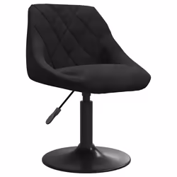 Sedie da Pranzo Girevoli 2 pz Nere in Vellutocod mxl 71393 - Vista aggiuntiva 3