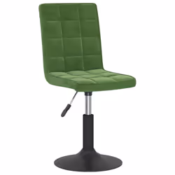 vidaXL Sedie da Pranzo Girevoli 2 pz Verde Scuro in Velluto - Vista aggiuntiva 3