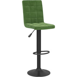 Vidaxl - Sgabello da Bar Verde Scuro in Velluto