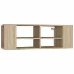 vidaXL Mobile TV da Parete Rovere Sonoma 102x35x35cm Legno Multistrato - Vista aggiuntiva 2